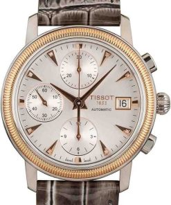 HandMade The Tissot Bridgeport Silver Diamond Dial