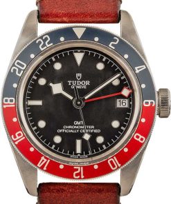 HandMade The Tudor Black Bay 79830RB Brown Leather Strap