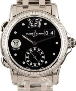 HandMade The Ulysse Nardin Dual Time Diamond Dial & Bezel