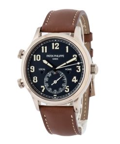 Alternative view of HandMade The Patek Philippe Calatrava Pilot Travel Time 5524G White Gold