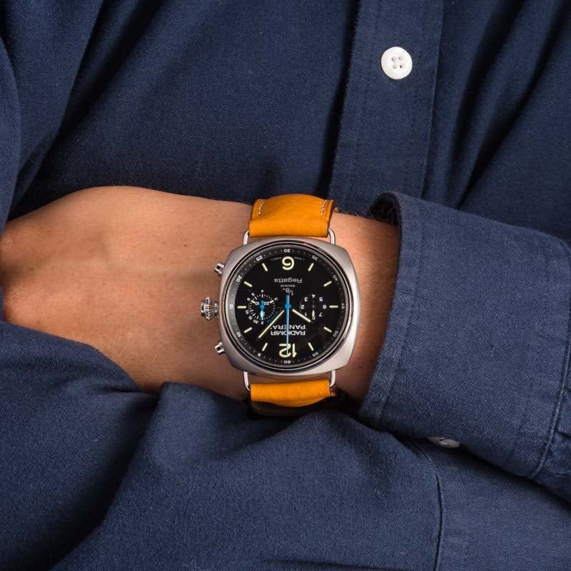 HandMade The Panerai Radiomir 1/8th Second Regatta Titanio Black Dial - Image 5