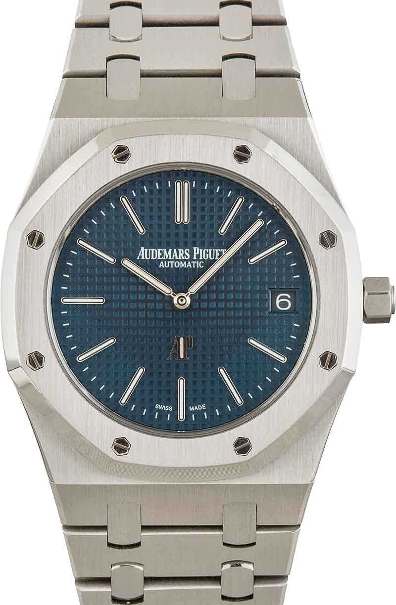 HandMade The Audemars Piguet Royal Oak "Jumbo" Extra Thin Blue Dial