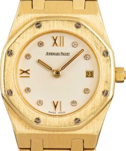 HandMade The Ladies Audemars Piguet Royal Oak 18k Yellow Gold