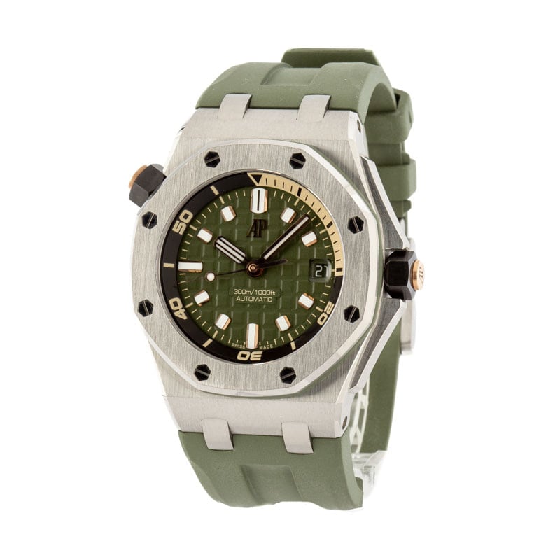 HandMade The Audemars Piguet Royal Oak Offshore Diver Khaki Green - Image 2