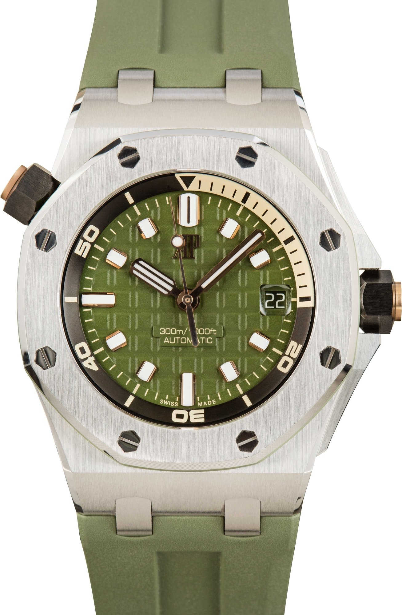 HandMade The Audemars Piguet Royal Oak Offshore Diver Khaki Green