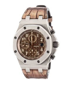 Alternative view of HandMade The Audemars Piguet Royal Oak Offshore Chronograph Brown Dial