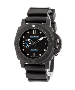 Alternative view of HandMade The Panerai Luminor Submersible Carbotech Black Dial
