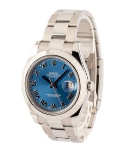 Alternative view of HandMade The Rolex Datejust II Ref 116300 Blue Roman Dial