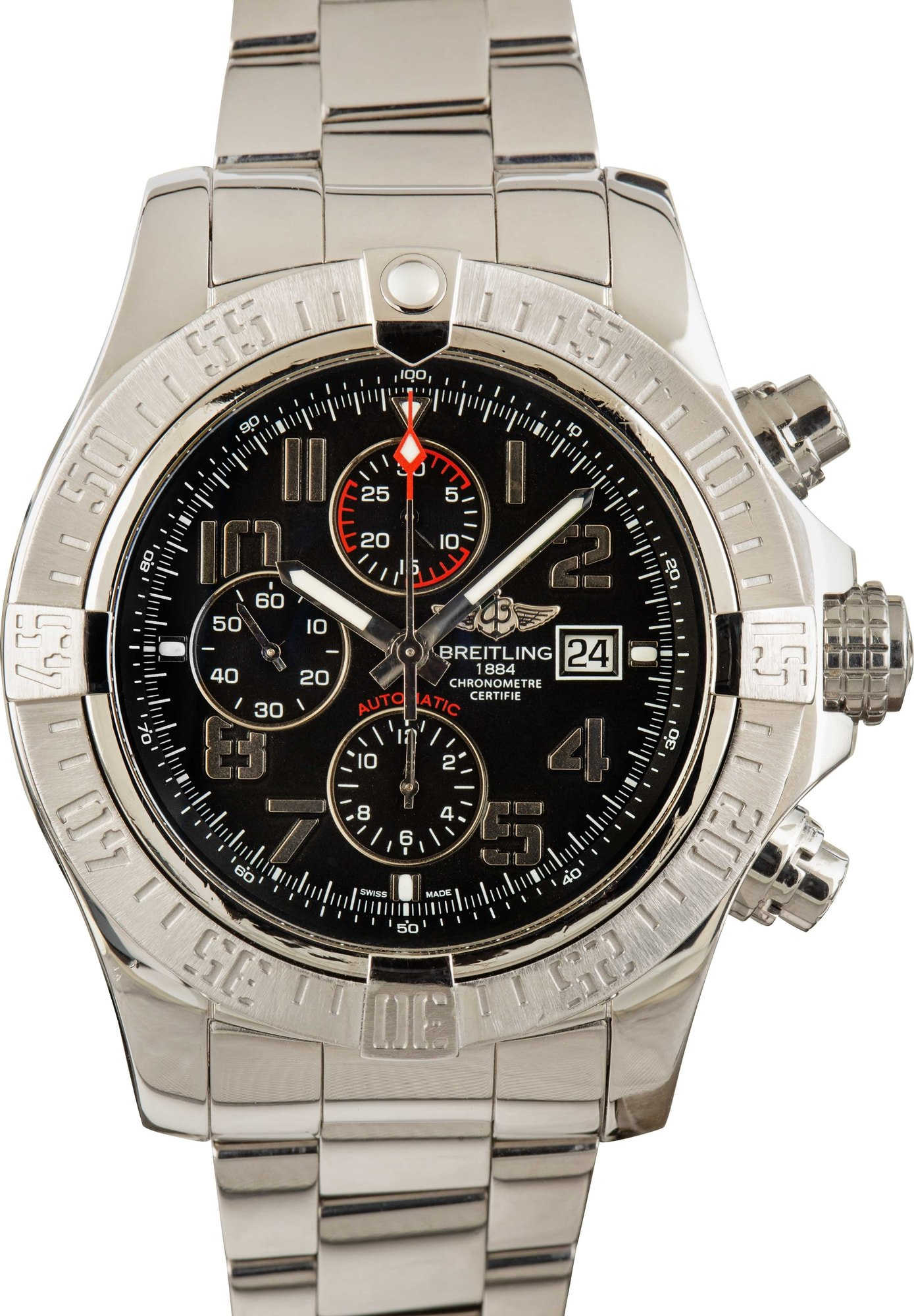 HandMade The Breitling Super Avenger II Black Dial