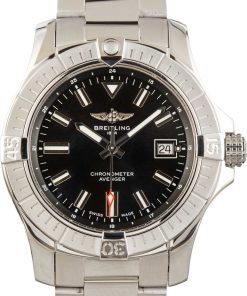 HandMade The Breitling Avenger Automatic 43 Black Dial