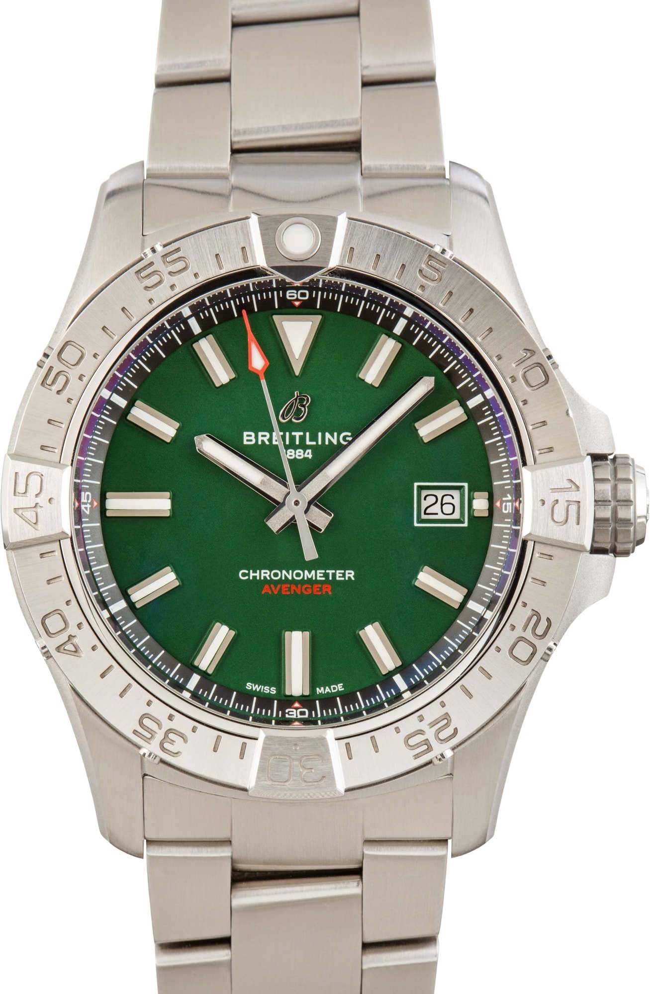 HandMade The Breitling Avenger Automatic 42 Green Dial