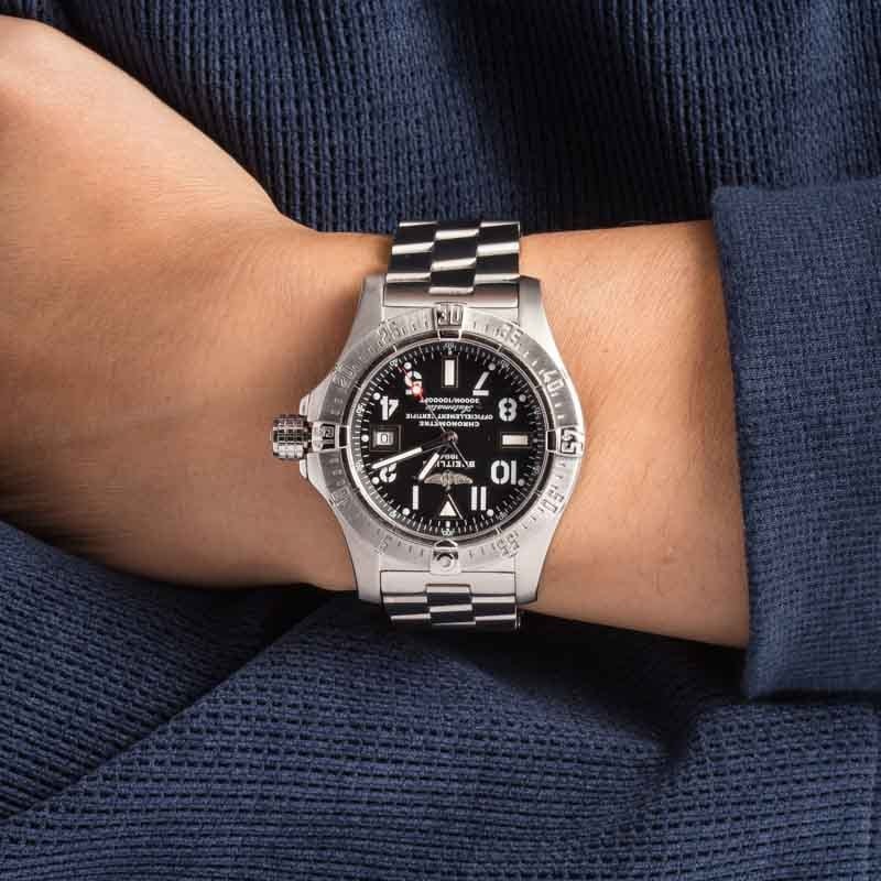 HandMade The Breitling Avenger Seawolf Black Dial - Image 5