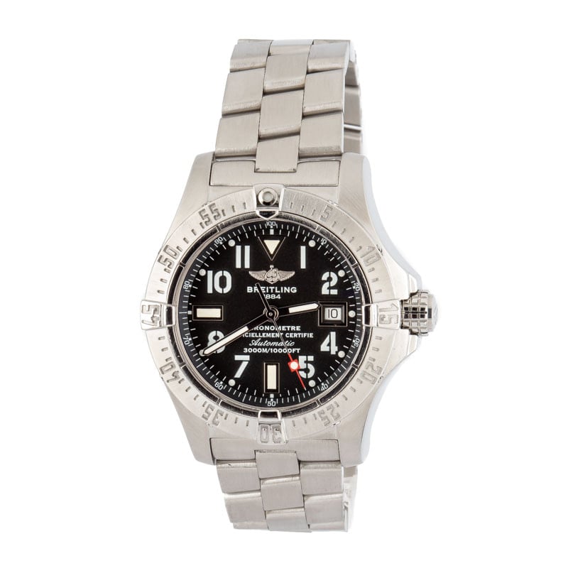 HandMade The Breitling Avenger Seawolf Black Dial - Image 2