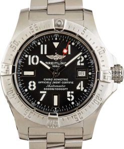 HandMade The Mens Breitling Avenger Seawolf Black Dial