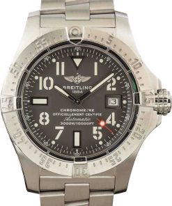 HandMade The Mens Breitling Avenger Seawolf Grey Dial