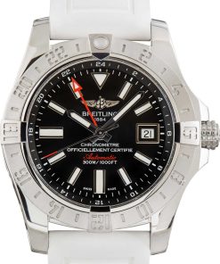 HandMade The Breitling Avenger II GMT Stainless Steel Black Dial