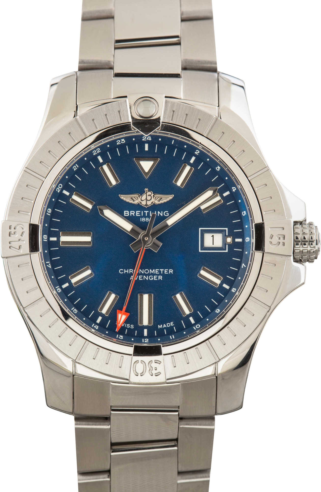 HandMade The Breitling Avenger Automatic GMT 45MM Steel