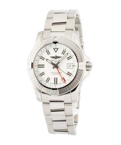 Alternative view of HandMade The Breitling Avenger Automatic GMT 43 White Dial