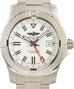HandMade The Breitling Avenger Automatic GMT 43 White Dial