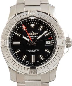 HandMade The Breitling Avenger Automatic GMT 43 Black Dial