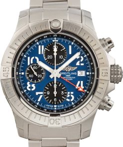 HandMade The Breitling Avenger Chronograph GMT 45 Blue Arabic Dial