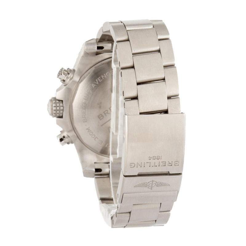 HandMade The Breitling Avenger Chronograph GMT 45 Blue Arabic Dial - Image 3