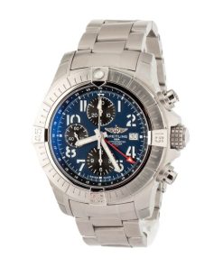 Alternative view of HandMade The Breitling Avenger Chronograph GMT 45 Blue Arabic Dial