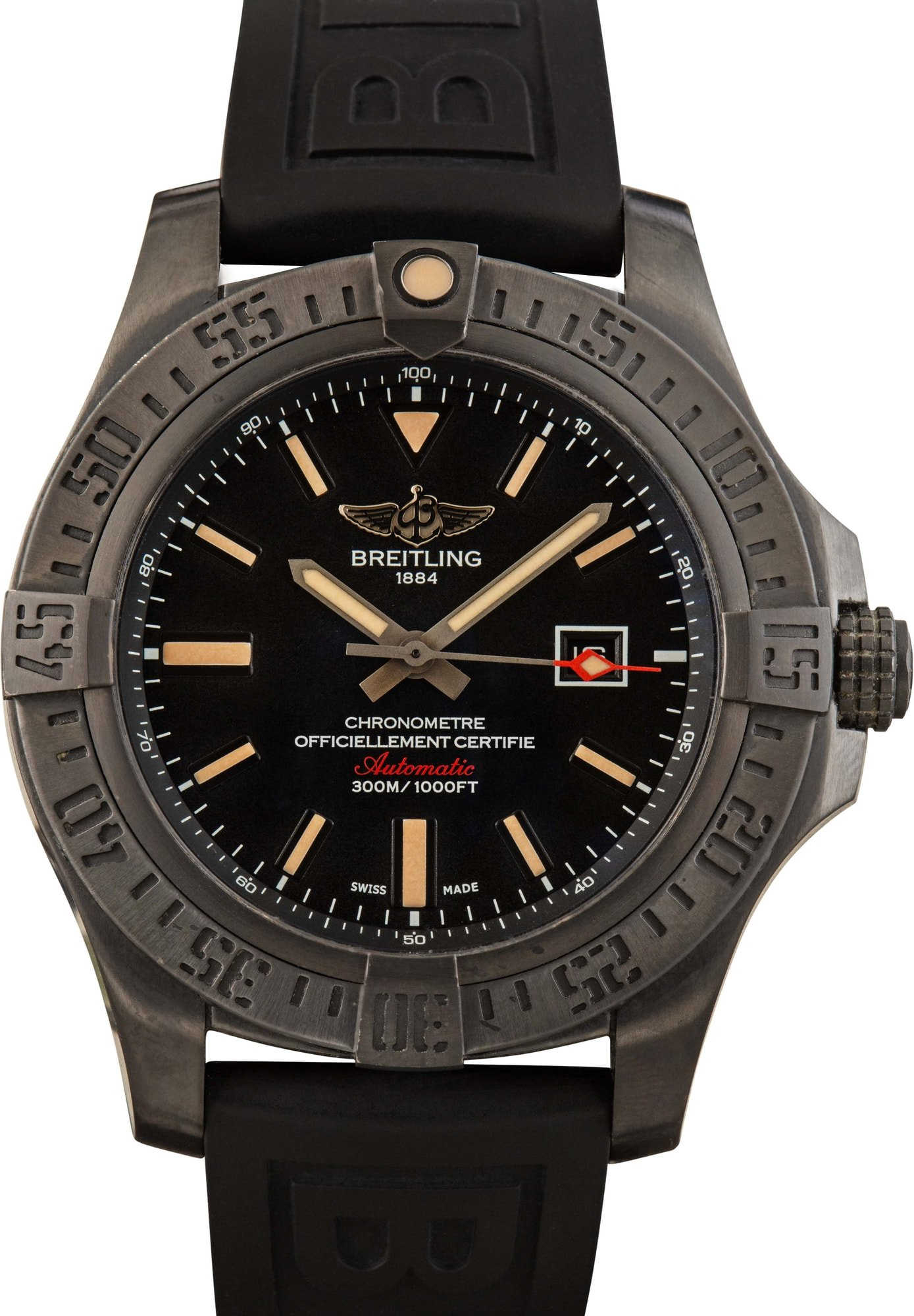 HandMade The Breitling Avenger Blackbird Black Dial