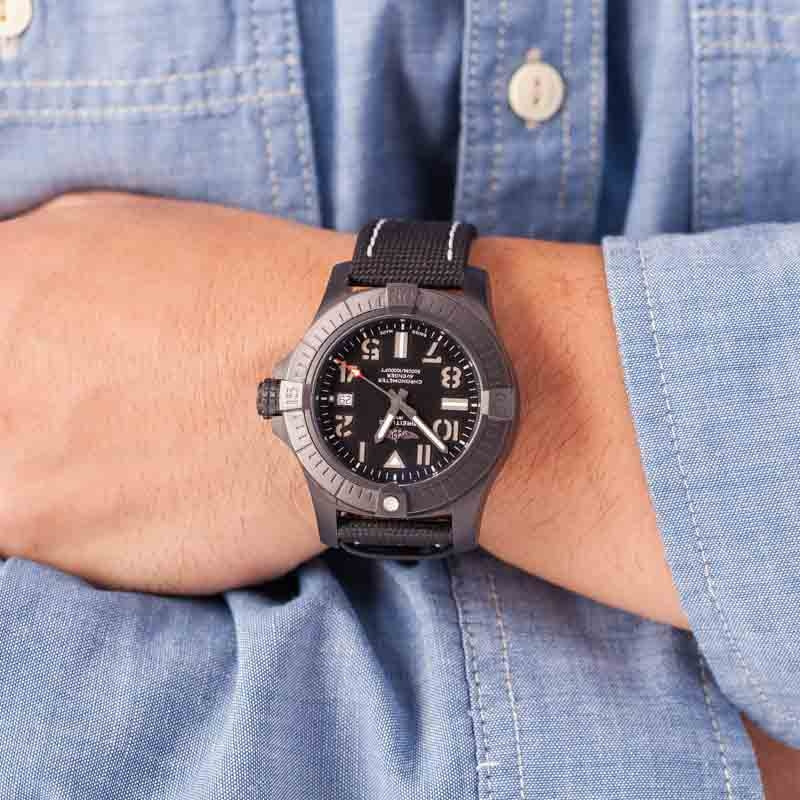 HandMade The Breitling Avenger Seawolf DLC Coated Titanium - Image 5