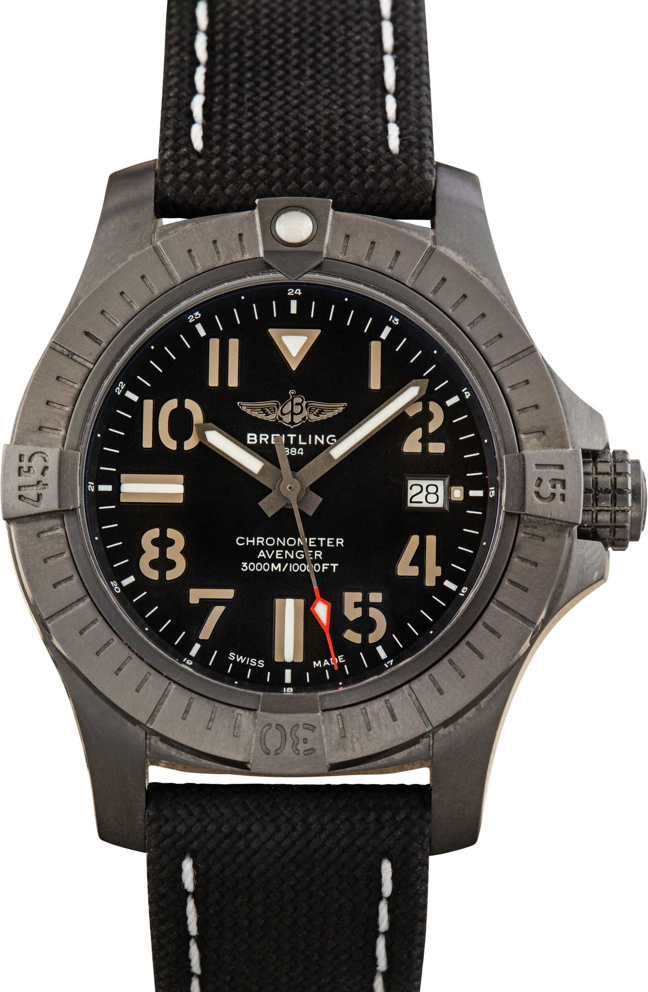 HandMade The Breitling Avenger Seawolf DLC Coated Titanium