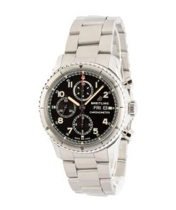 Alternative view of HandMade The Breitling Navitimer Aviator 8 Black Dial