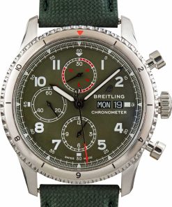HandMade The Breitling Aviator 8 Green Dial