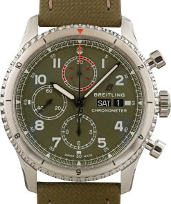 HandMade The Breitling Aviator 8 Green Dial