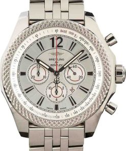 HandMade The Breitling Bentley Barnato Silver Dial