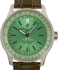 HandMade The Breitling Navitimer Green Dial