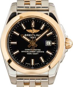 HandMade The Ladies Breitling Galactic 29 Steel & Gold