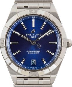 HandMade The Breitling Chronomat Automatic 36 Blue Dial