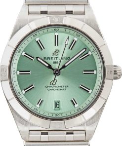 HandMade The Breitling Chronomat Automatic 36 Green Dial