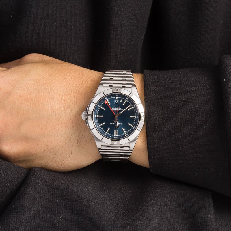 HandMade The Breitling Chronomat GMT Blue Dial - Image 4