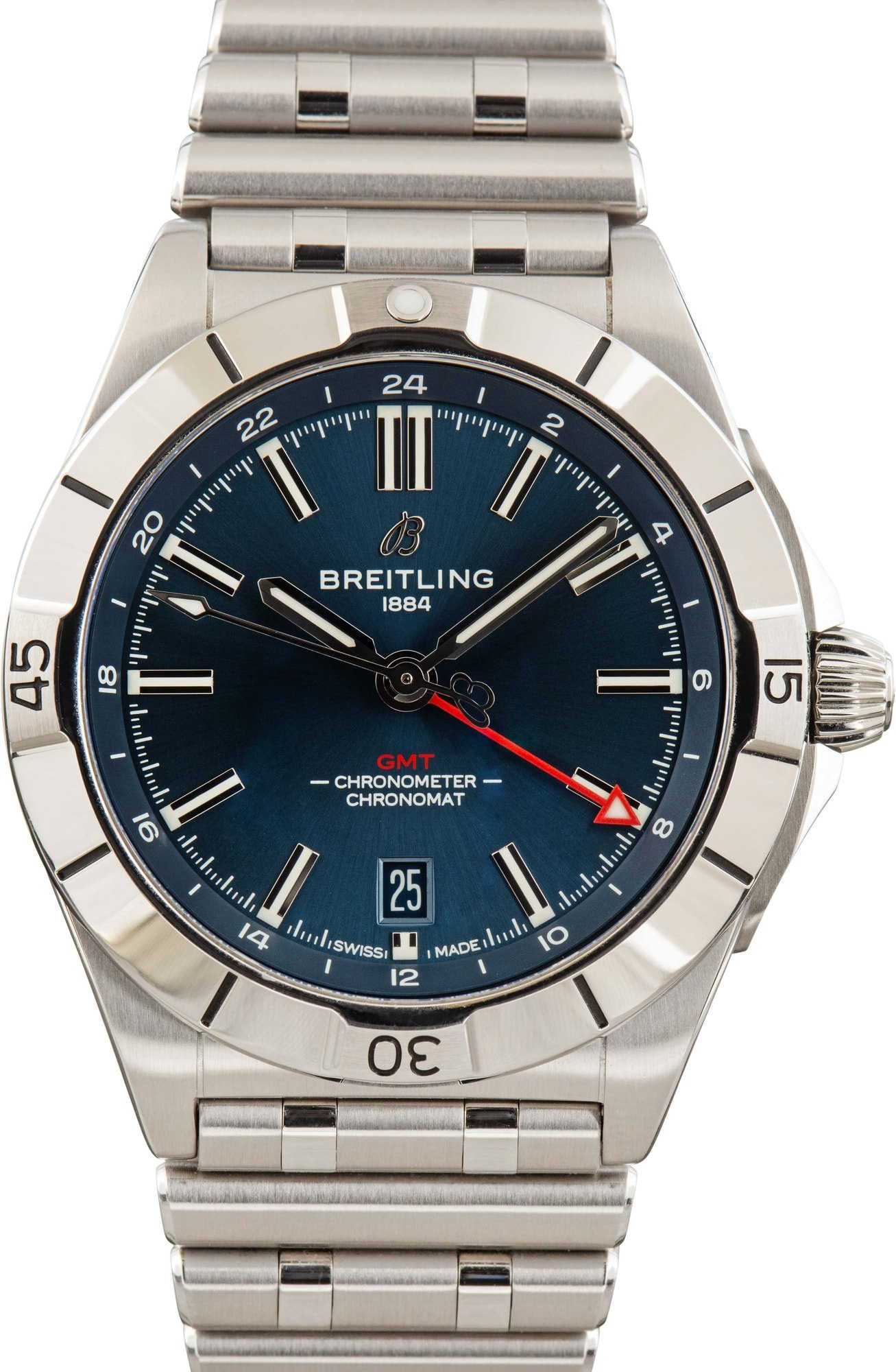 HandMade The Breitling Chronomat GMT Blue Dial