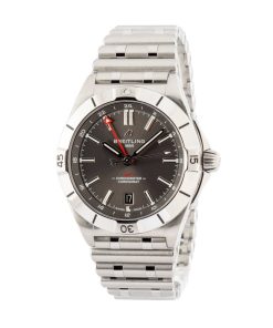 Alternative view of HandMade The Breitling Chronomat Automatic GMT 40 Grey Dial