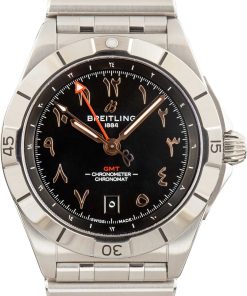 HandMade The Breitling Chronomat Automatic GMT Black Dial