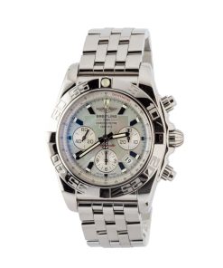 Alternative view of HandMade The Breitling Chronomat 44 Mother Of Pearl Dial