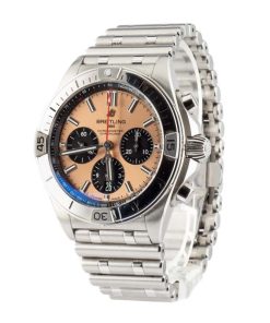 Alternative view of HandMade The Breitling Chronomat B01 42 Stainless Steel Copper Dial