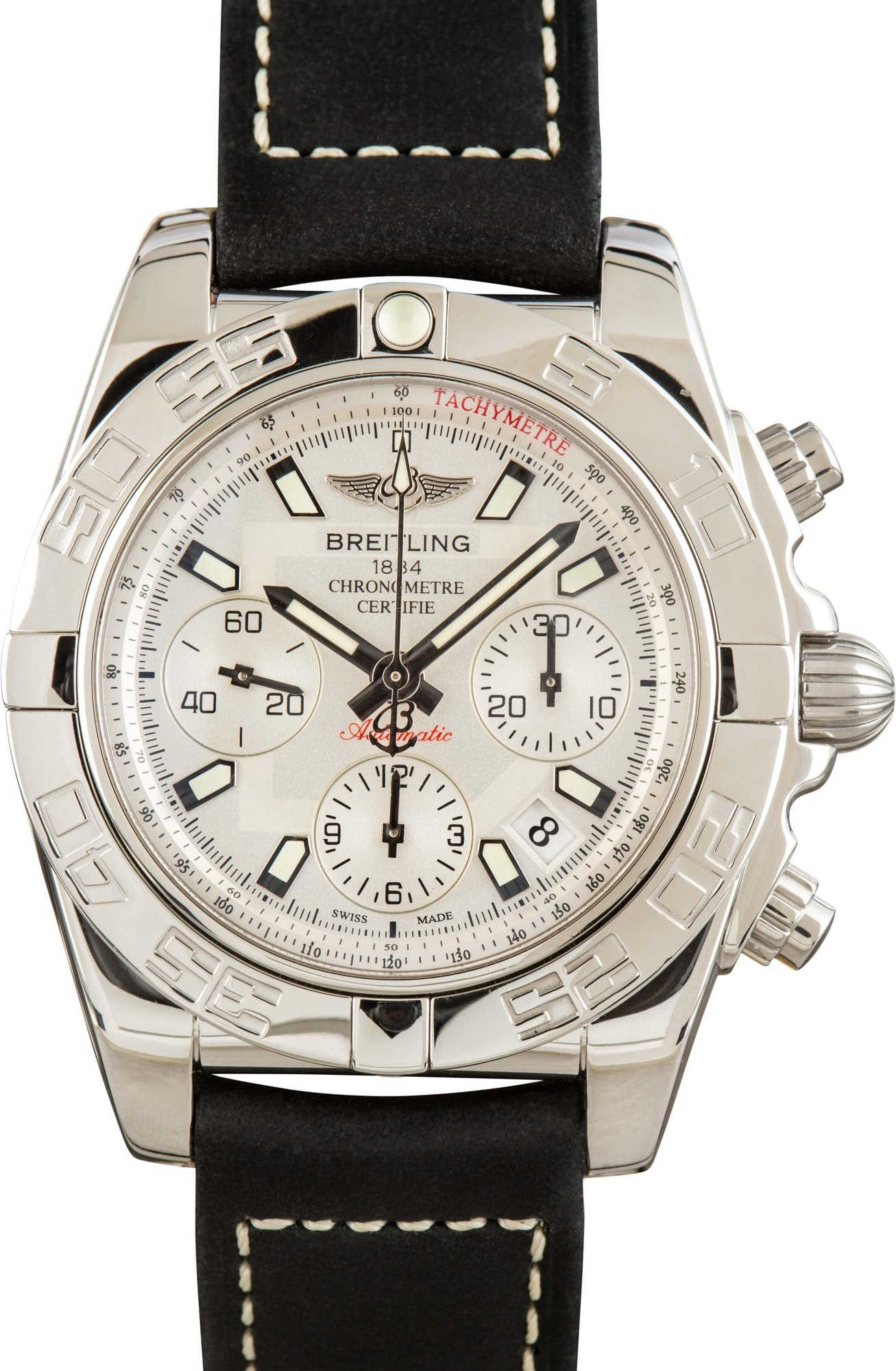 HandMade The Breitling Chronomat 41 Silver Dial