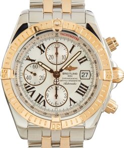 HandMade The Breitling Chronomat Evolution 44 Silver Dial