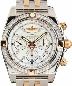 HandMade The Breitling Chronomat Mother of Pearl Diamond Dial