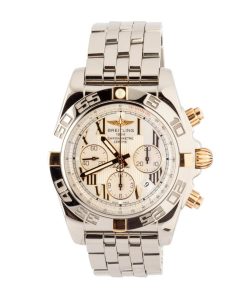 Alternative view of HandMade The Breitling Chronomat 44 Silver Roman Dial