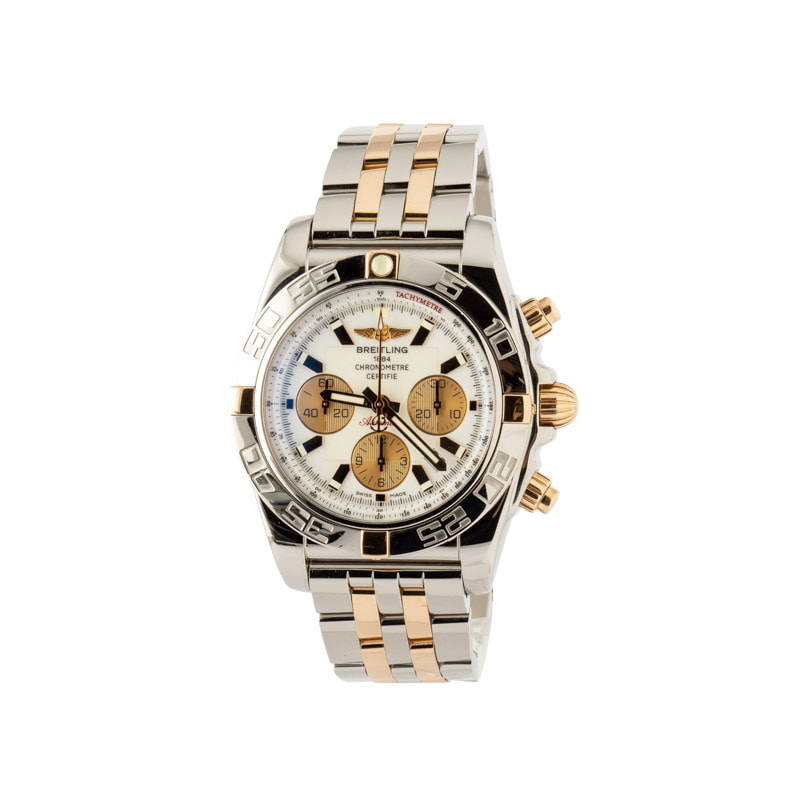 HandMade The Breitling Chronomat 44 White Dial - Image 2