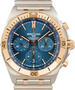 HandMade The Breitling Chronomat B01 42 Blue Dial